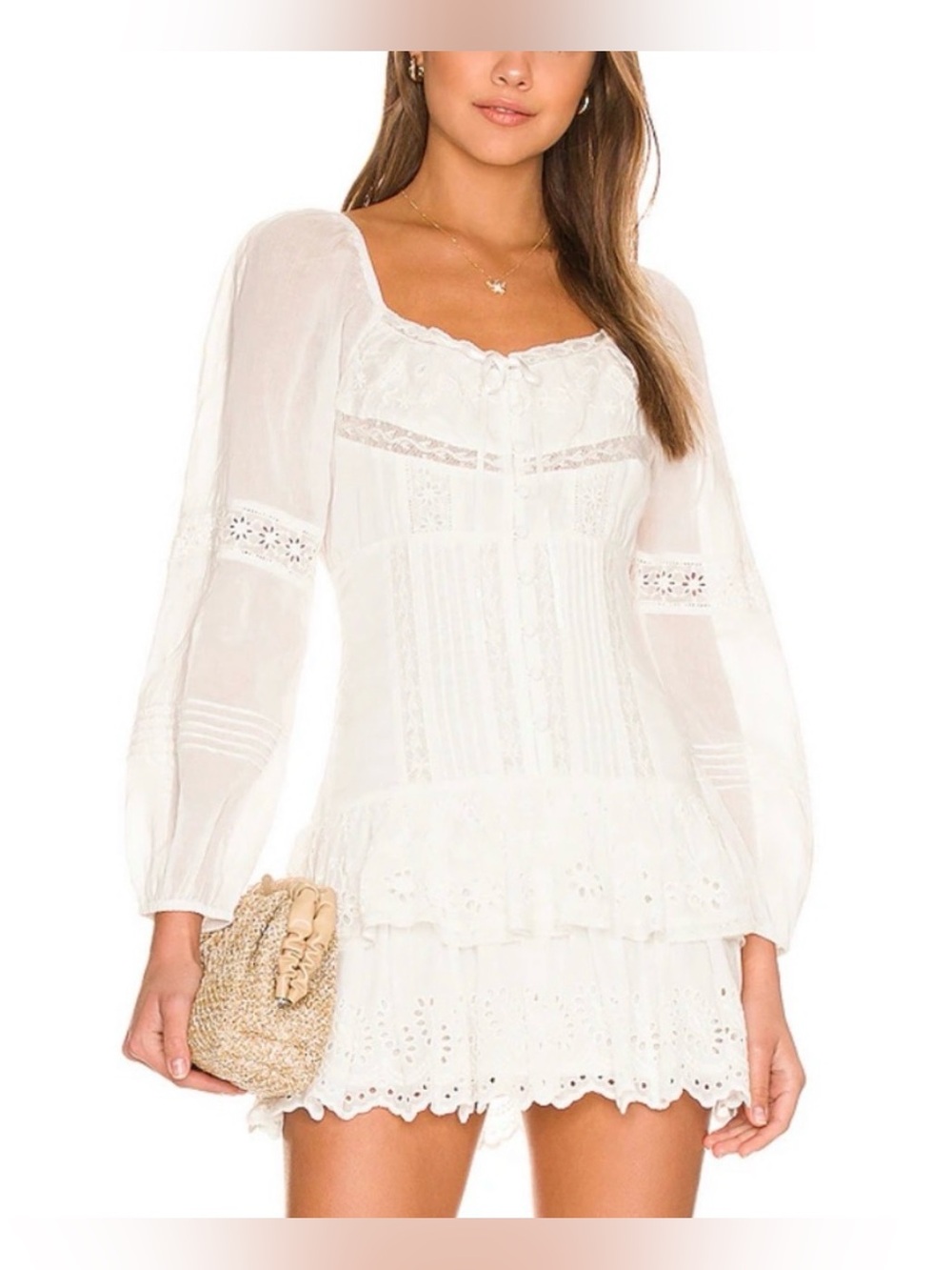 Loveshankfancy Tayton Dress in Ivory White